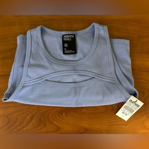 Zumiez Cut Out Periwinkle Tank Top